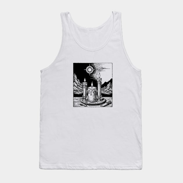 Burning Candles Tank Top by Yilsi